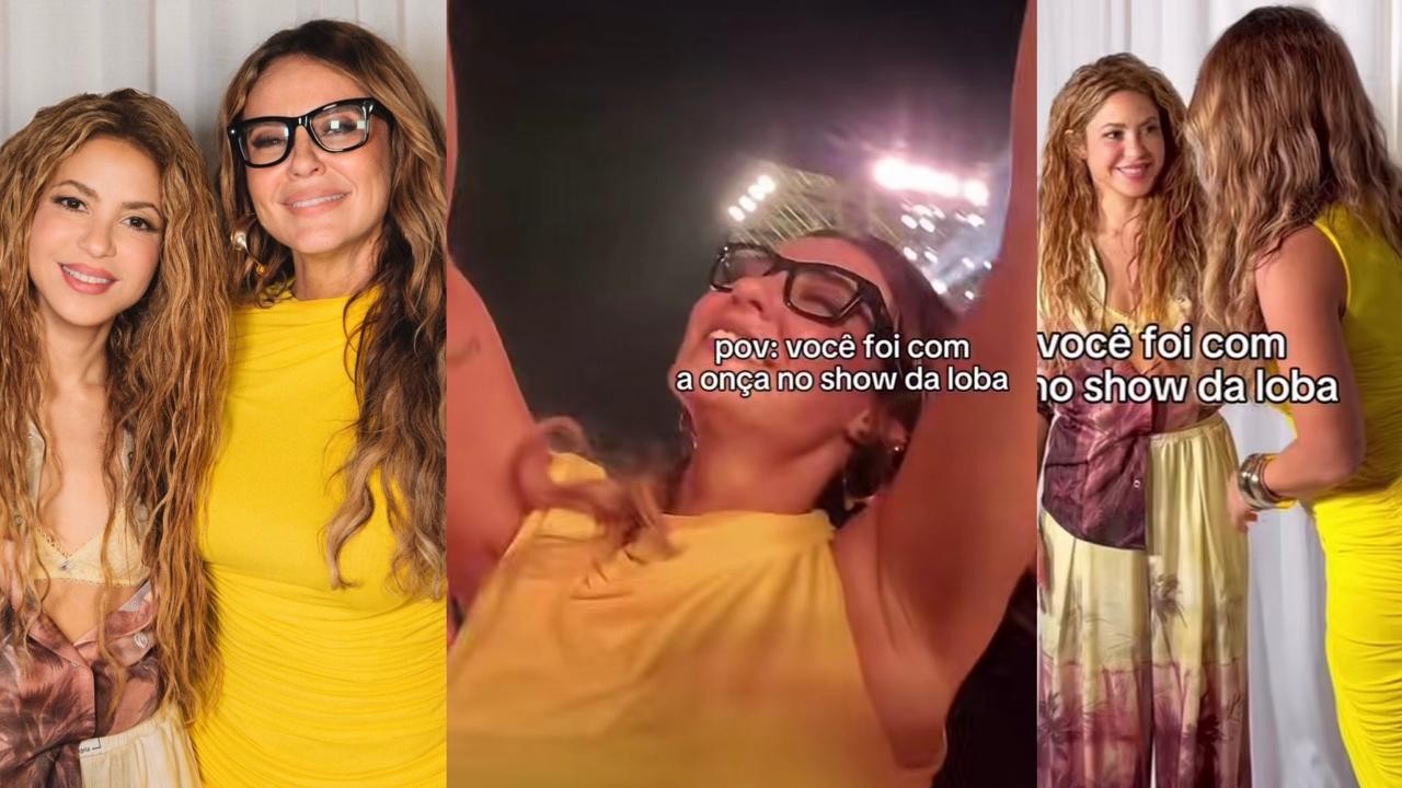 Shakira reposta encontro caloroso com Paolla Oliveira; veja vídeo