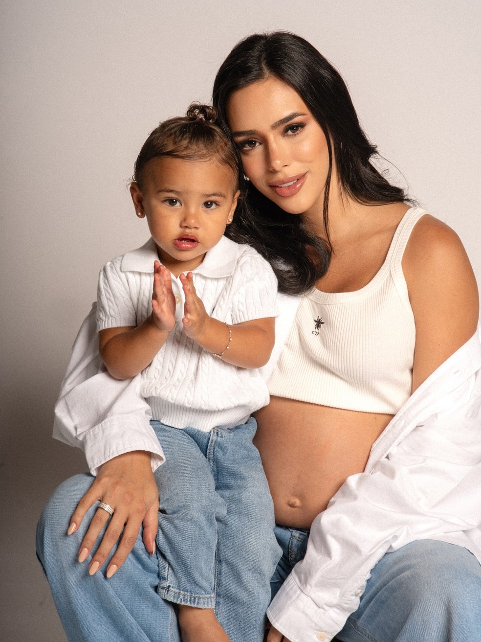 Bruna Biancardi e Mavie — Foto: Queiroz