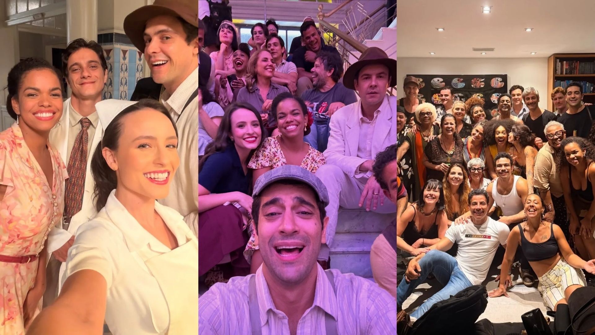 Elenco de Êta Mundo Melhor! registra últimas gravações da novela; veja fotos e vídeos