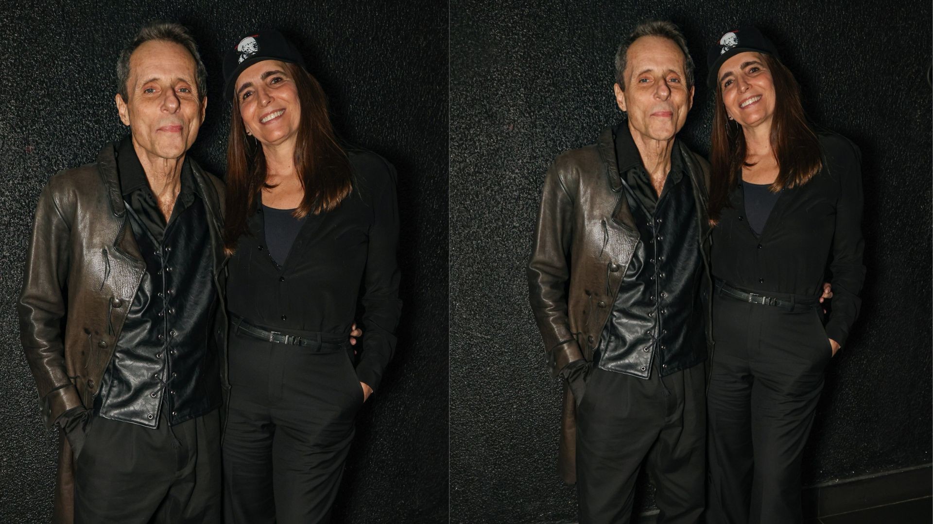 Malu Mader prestigia Tony Bellotto e marca presença em show do Titãs