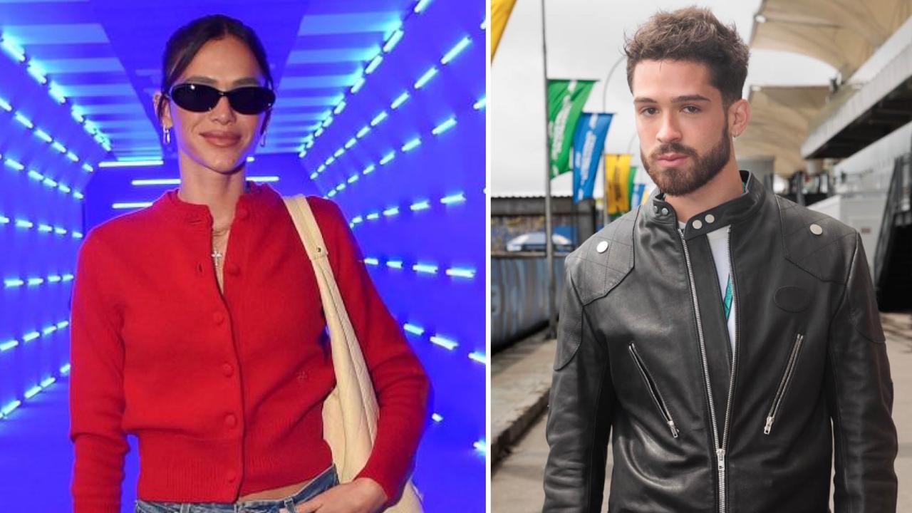 Bruna Marquezine e João Guilherme curtem GP de São Paulo