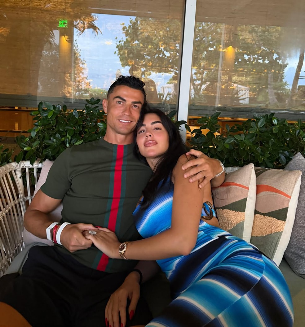 Cristiano Ronaldo e Georgina Rodriguez — Foto: Reprodução/Instagram