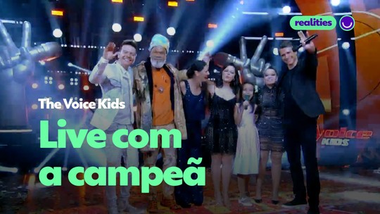  Campeã Isis Testa e os técnicos do The Voice Kids repercutem a Final ao vivo  - Programa: The Voice Kids 2022 Exclusivo Gshow 