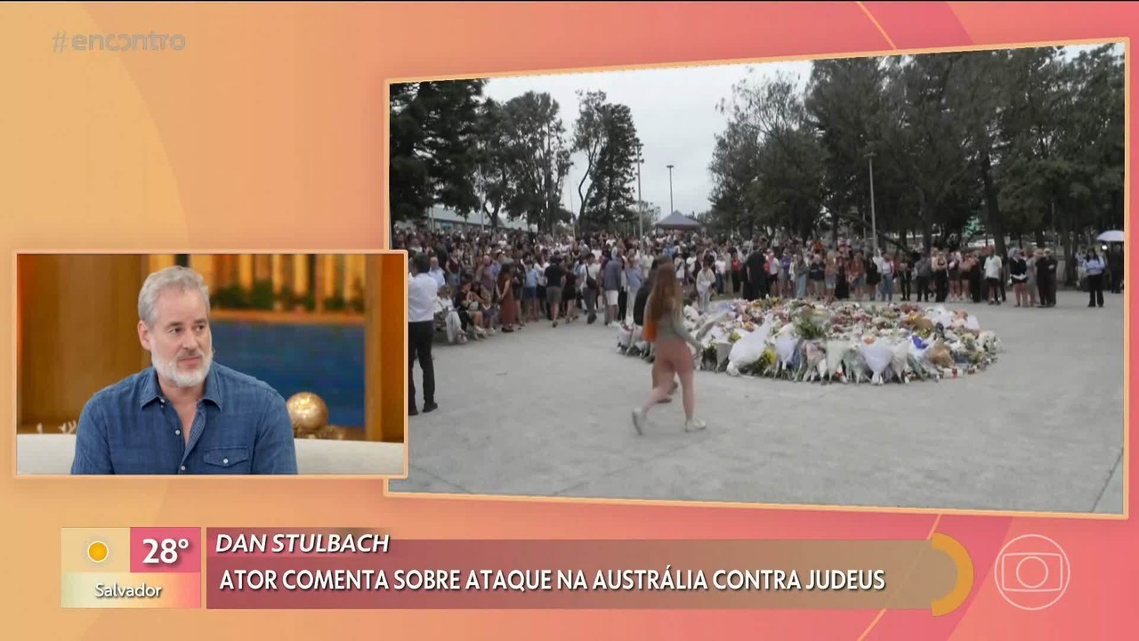 Judeu, Dan Stulbach comenta ataque terrorista na Austrália