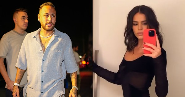 Neymar e Bruna Marquezine marcam presença em festa de Anitta e fãs brincam:  'Só ela poderia causar isso'