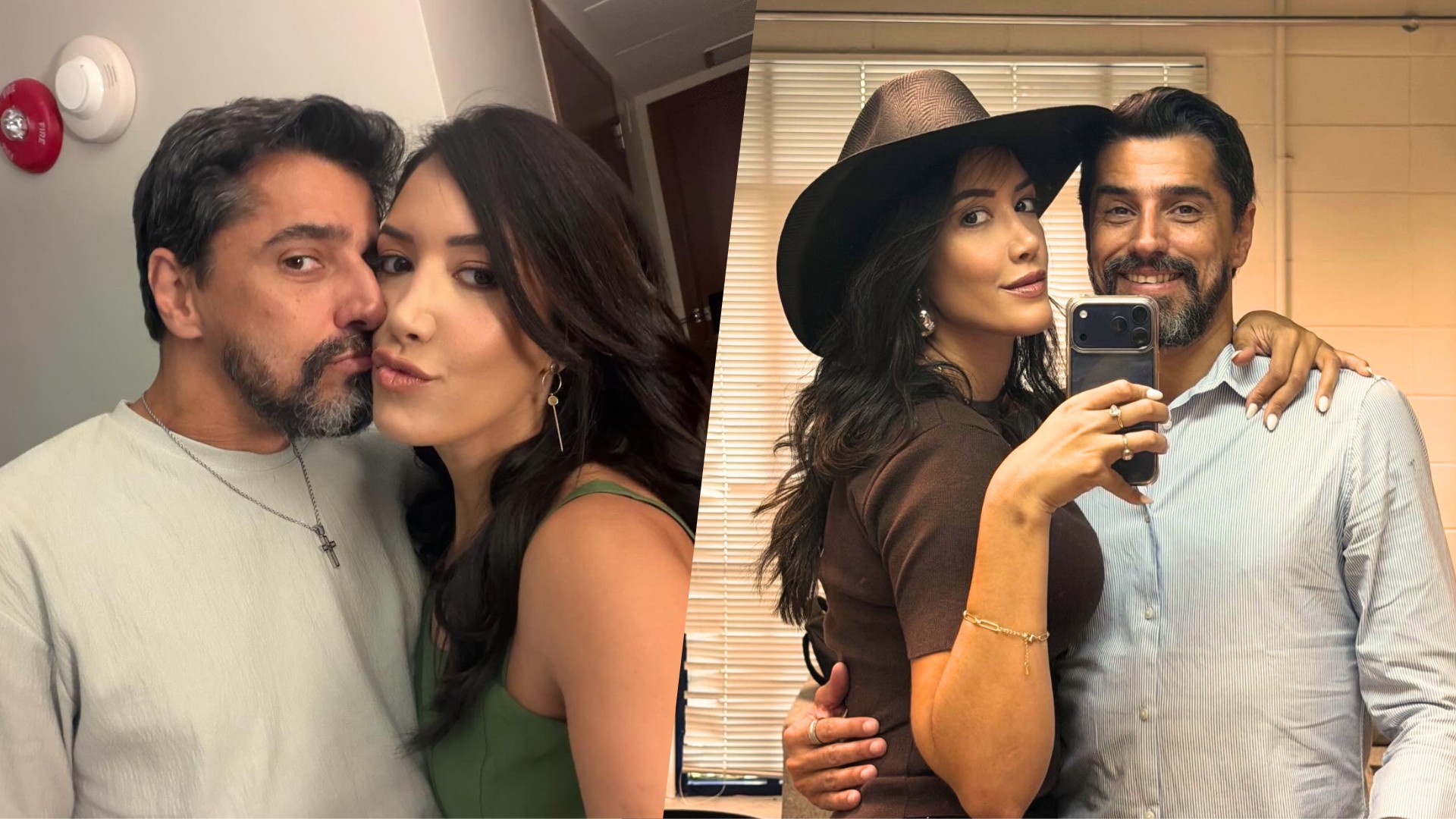 Alberto Cowboy abre álbum de fotos com namorada e se declara: 'Saudade constante'