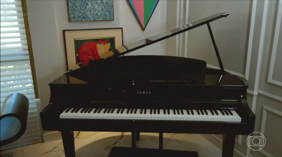 Piano de Xand Avião — Foto: Reprodução
