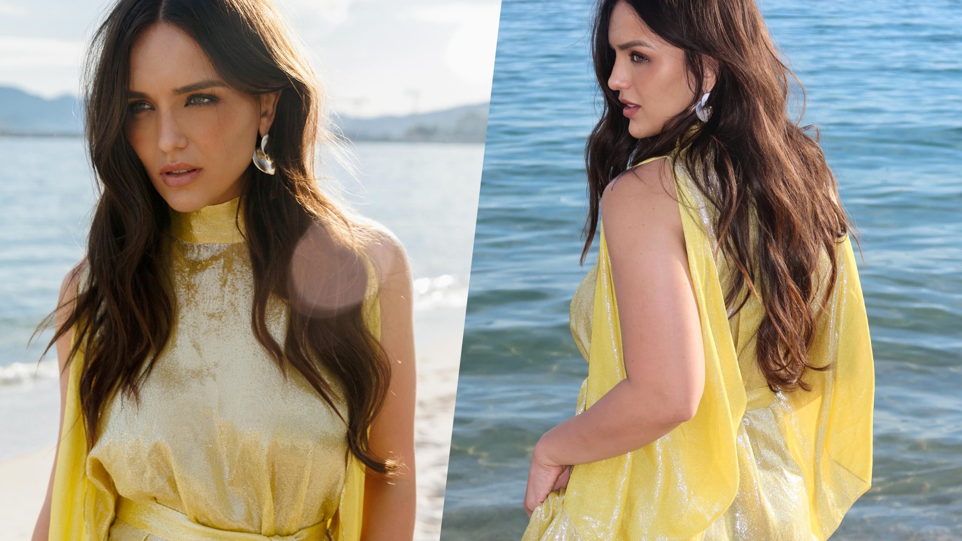 Rafa Kalimann surge deslumbrante com vestido amarelo durante viagem ao Ceará