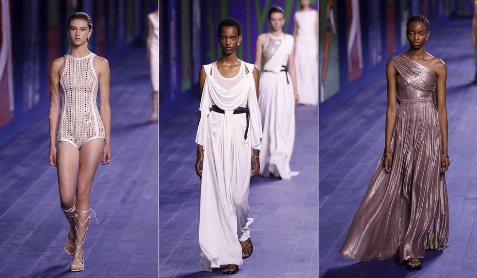 Desfile da Dior na semana de alta-costura de Paris — Foto: Johanna Geron/Reuters
