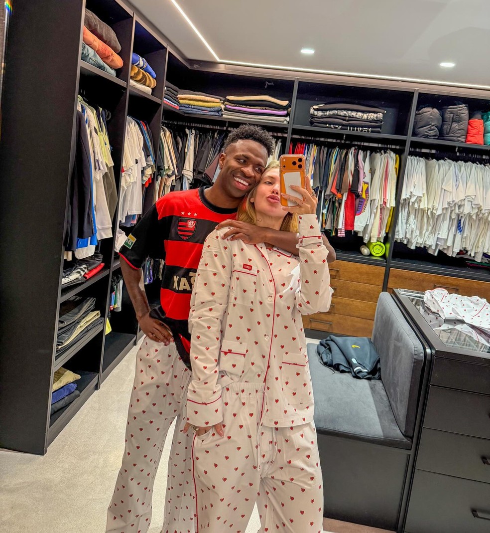 Vini Jr. e Virginia — Foto: Reprodução/Instagram