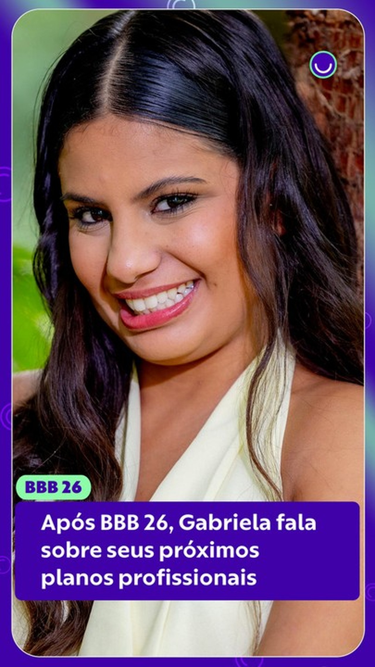 Gabriela revela planos para carreira, estudos e seus novos objetivos: 'Sonho de dar uma casa para minha mãe'
