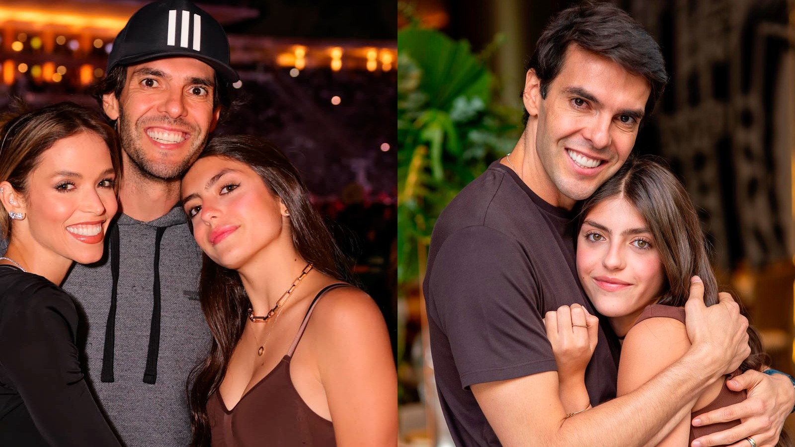 Ex-jogador de futebol Kaká posa com a filha Isabella e tamanho impressiona