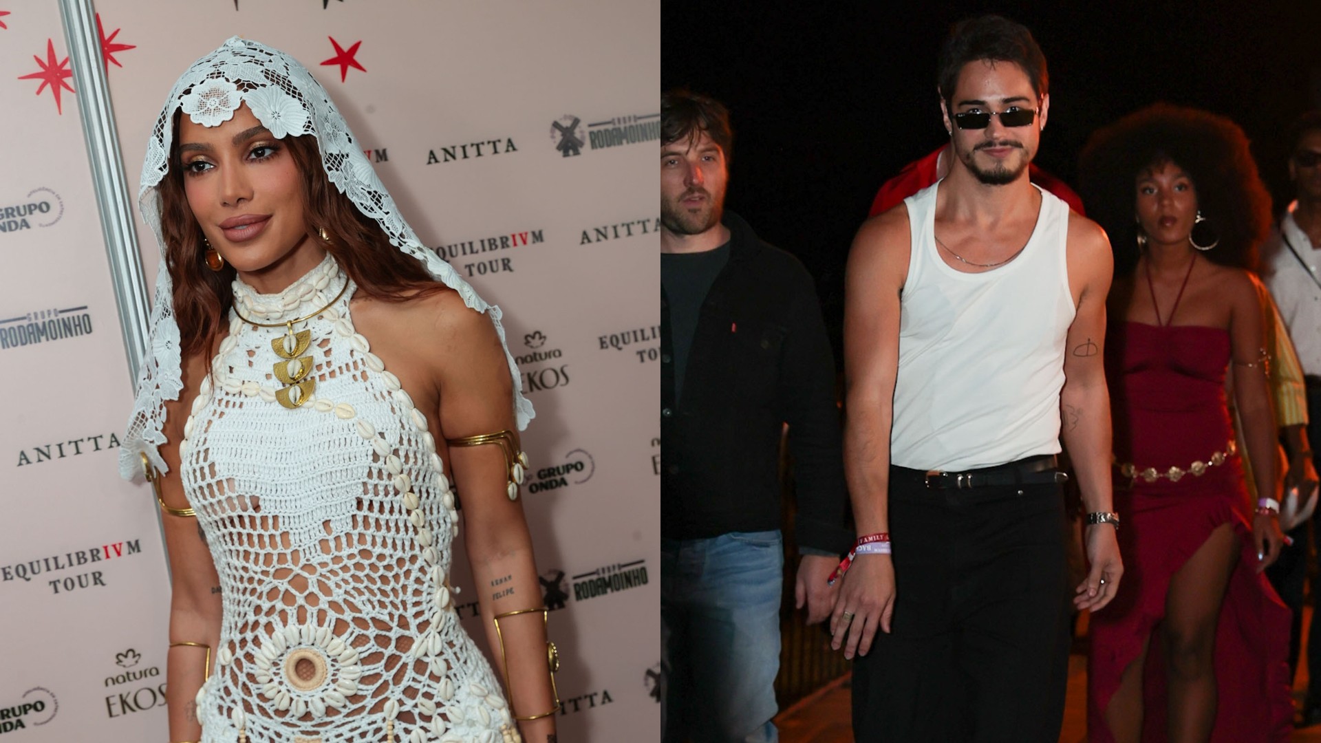 Anitta encanta público e famosos em show em Niterói