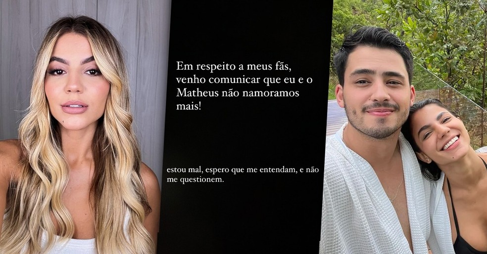 Hariany Almeida anuncia fim de namoro com Matheus Vargas: 'N&atilde;o namoramos  mais' | Depois do BBB | gshow