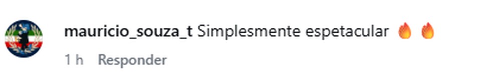 Fã elogia Deborah Secco — Foto: Reprodução do Instagram