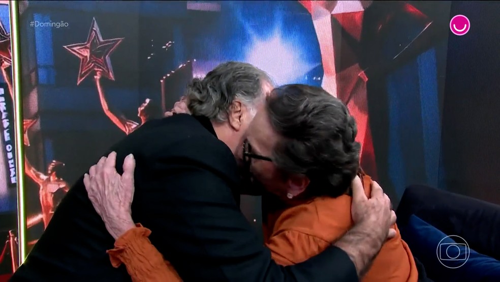 Tony Ramos e Tânia Maria — Foto: globo