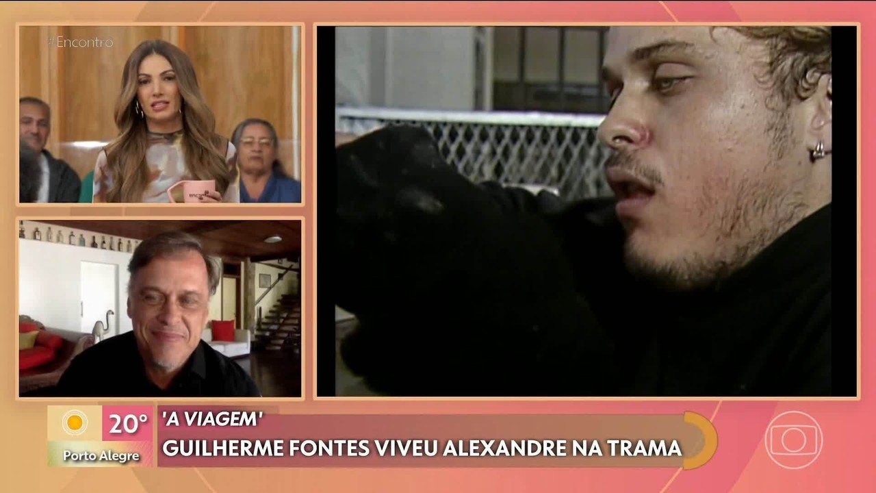 Guilherme Fontes diz que ainda é reconhecido por Alexandre, de A Viagem: 'Têm pânico de falar comigo'