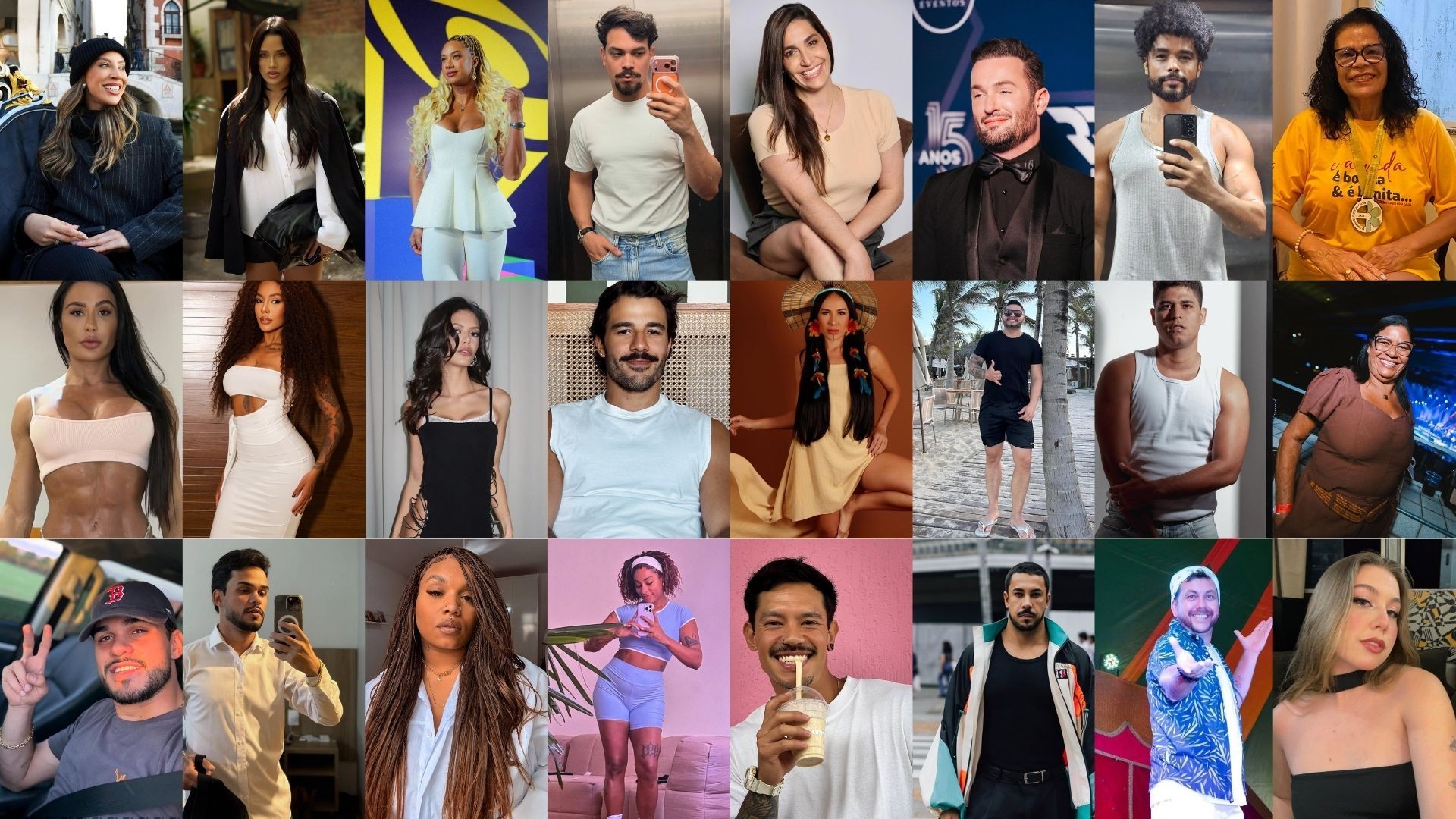 De harmonização de glúteos a novo cabelo: o antes e depois dos ex-participantes do BBB 25