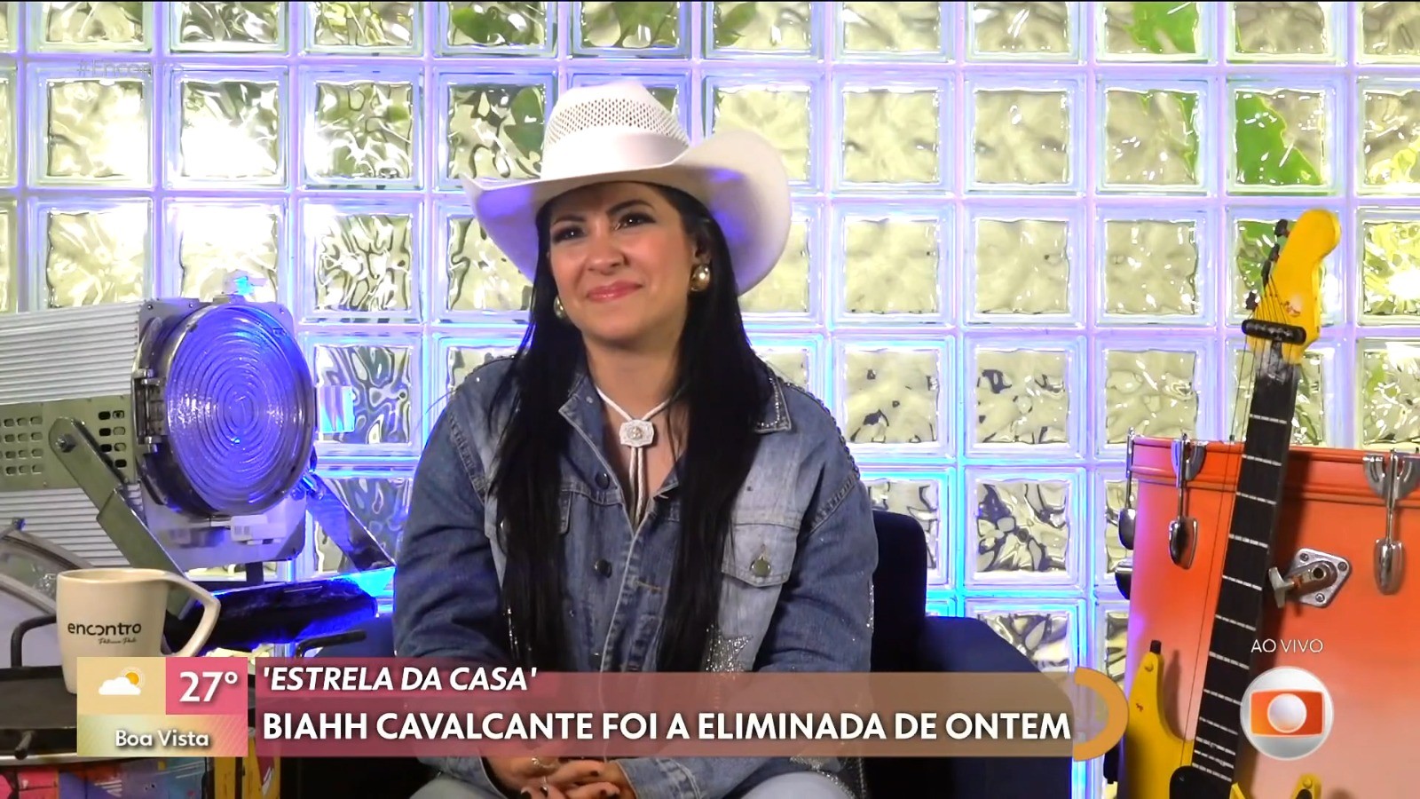 Biahh Cavalcante, do Estrela da Casa, chora com recado dos familiares no Encontro