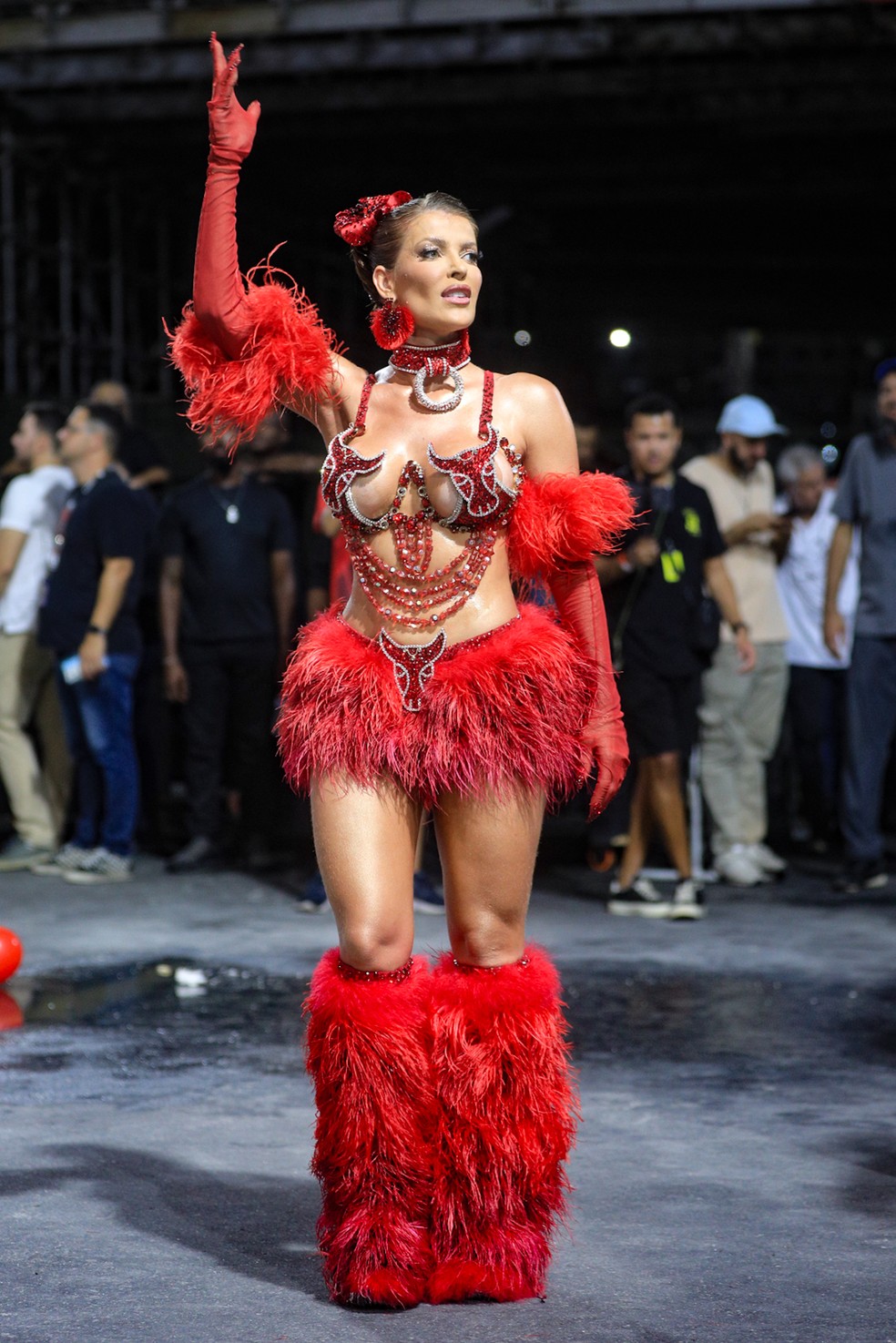 Jaqueline Grohalski revela que perdeu 12 quilos para encarar o Carnaval 2025 — Foto: Victor Chapetta/AgNews