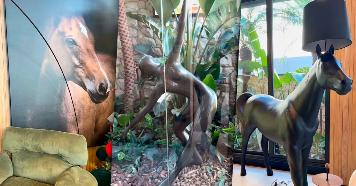 Ana Castela faz tour e mostra detalhes de sua casa: 'Tudo tem cavalo'