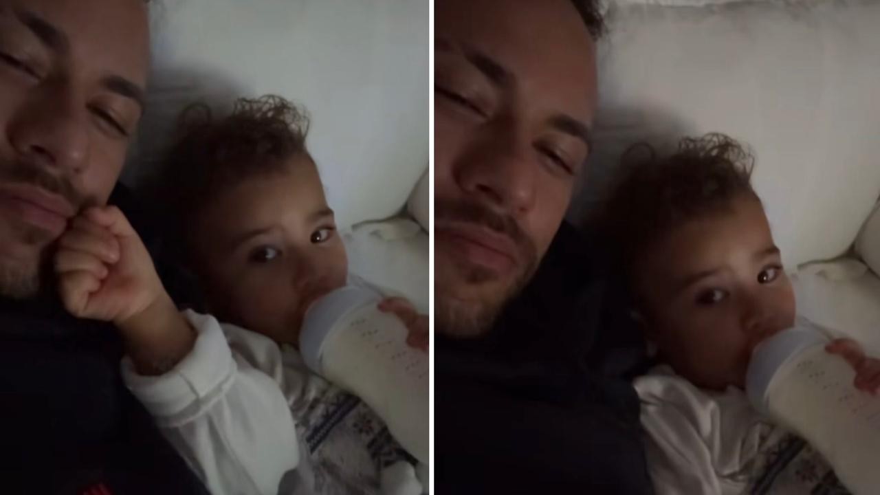 Neymar posta chamego com Mavie em fim de noite