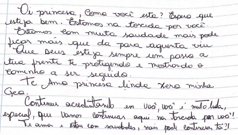 O esposo de Pitel, Wesley, e uma amiga da sister escreveram a carta destruída no Sincerão do BBB — Foto: Globo