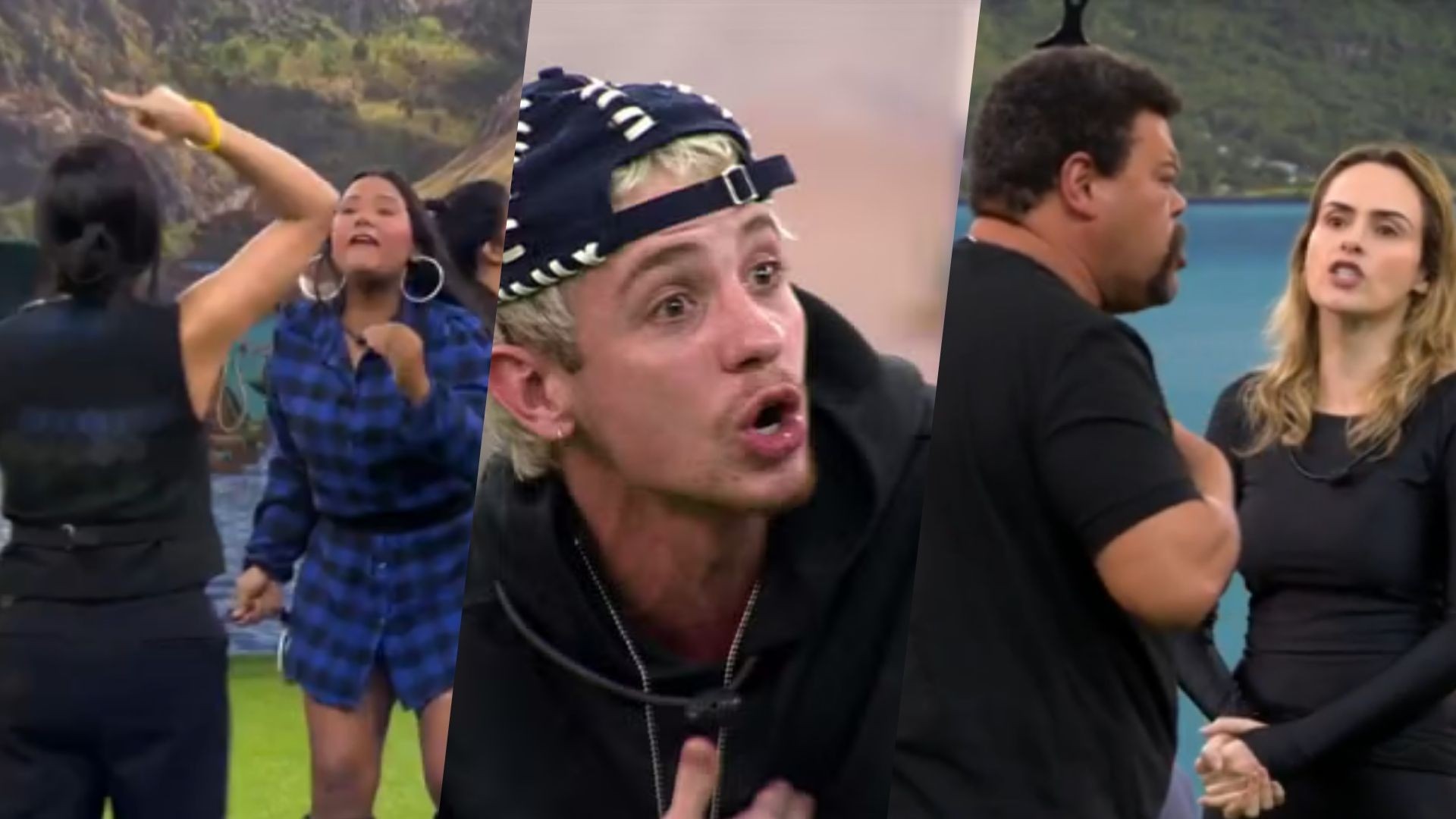 Sincerão do BBB 26 tem barraco, lavação de roupa suja, troca de ofensas e alerta de Tadeu Schmidt