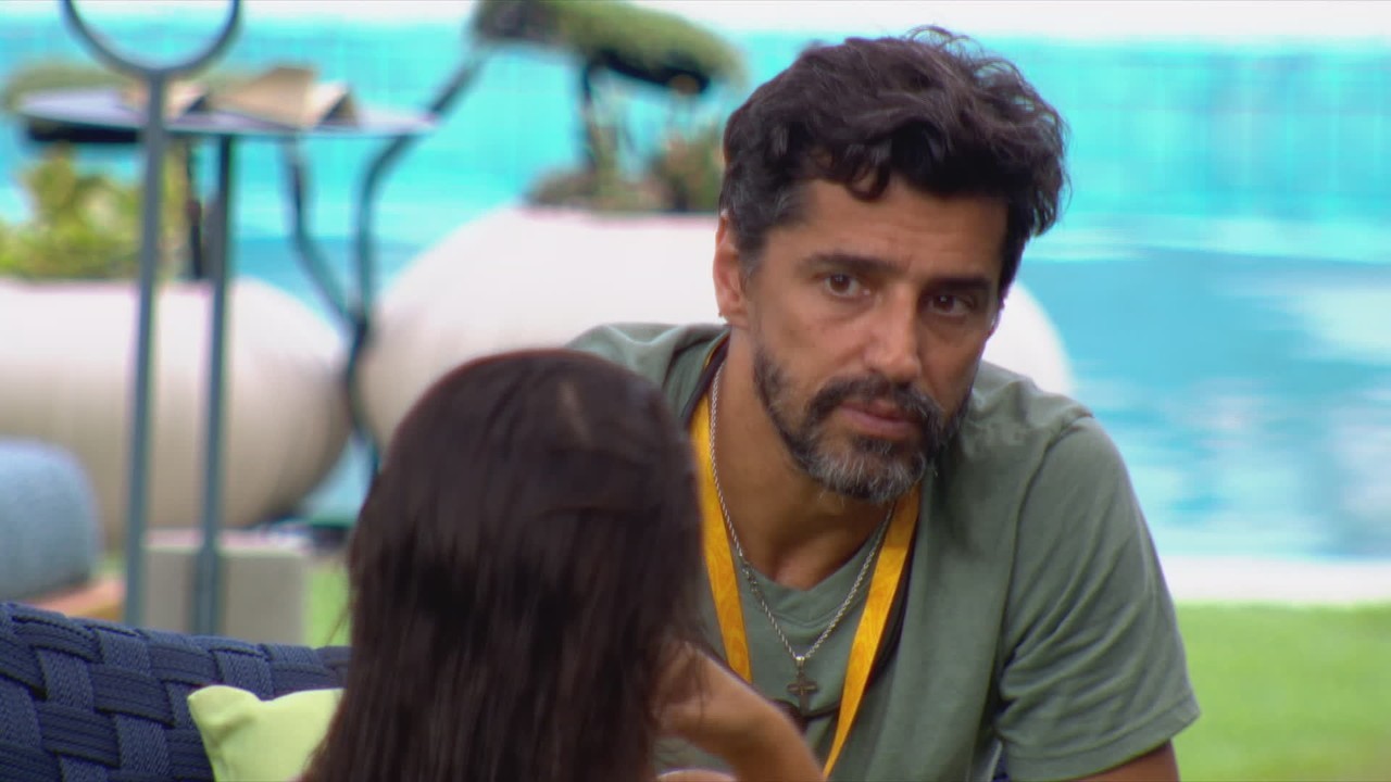 Alberto Cowboy aconselha Gabriela no BBB 26 e conclui: 'Vai jogar sozinha, faz seu jogo'