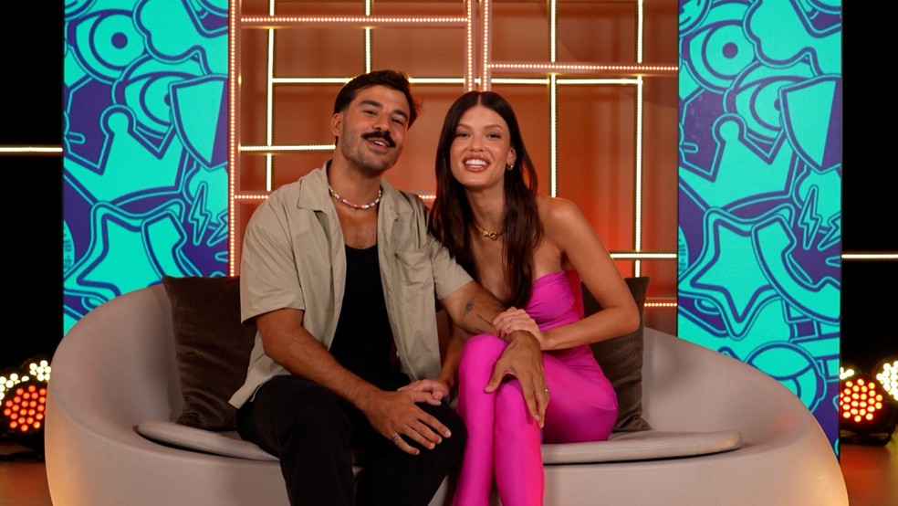 Vitória Strada e Mateus entram em dupla no BBB 25 — Foto: Globo