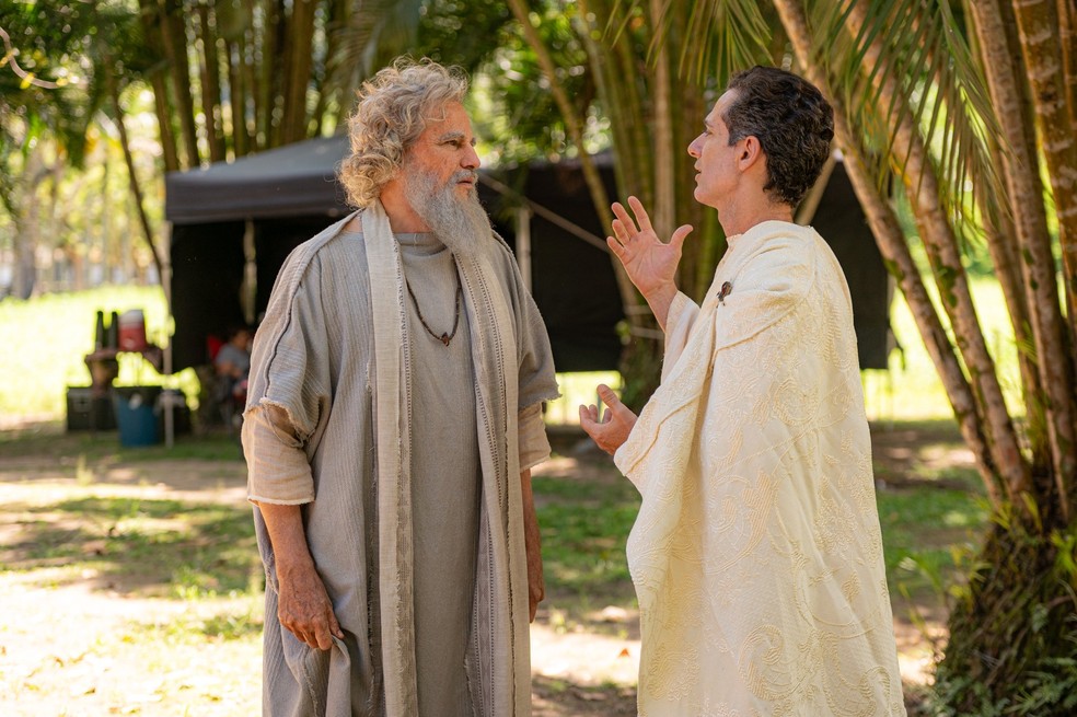 Edson Celulari e Mouhamed Harfouch — Foto: gshow/Ellen Soares