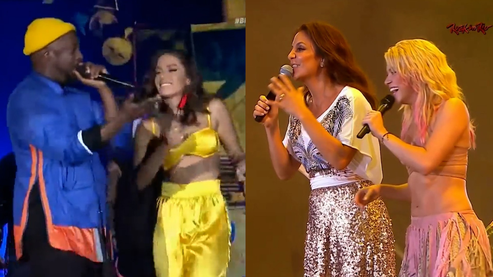 Show com artistas brasileiros e internacionais no Rock in Rio