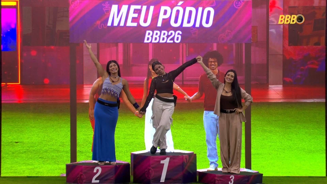 Gabriela muda Pódio no Sincerão e aponta que Ana Paula Renault não ganha o BBB 26