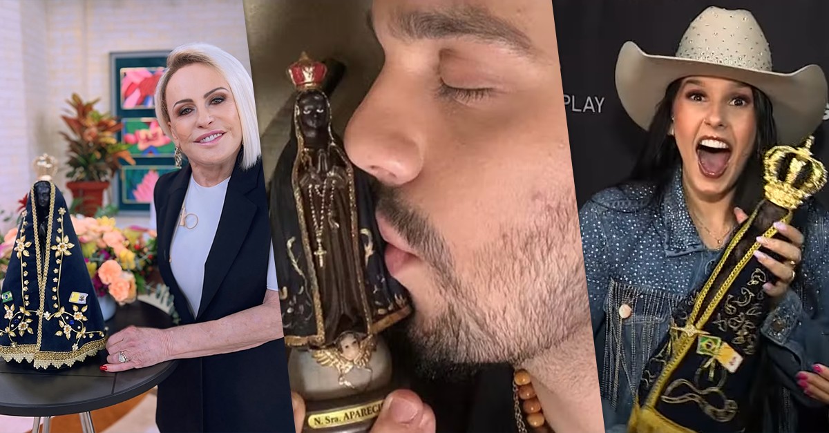 Ana Castela, Ana Maria Braga, Luan Santana e mais: veja 12 famosos devotos de Nossa Senhora Aparecida