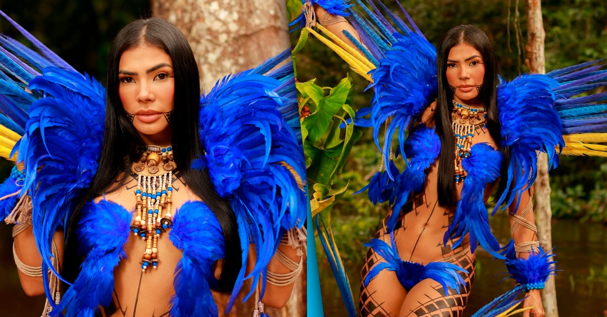 Marciele surge poderosa em ensaio inspirado nas araras e declara amor ao Caprichoso: 'Coração acelera'