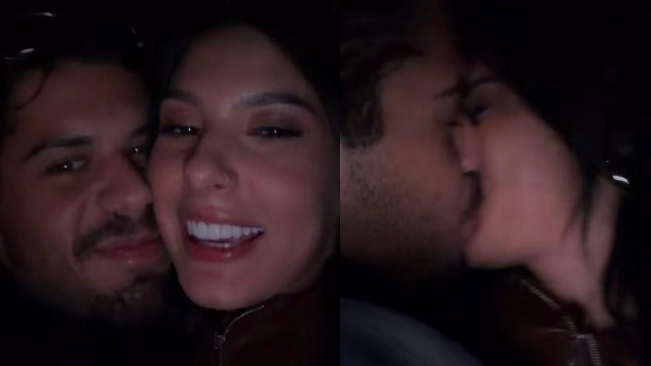 Ana Castela retribui declaração de amor de Zé Felipe e vibra com aparição do namorado em festa: 'Amo você'