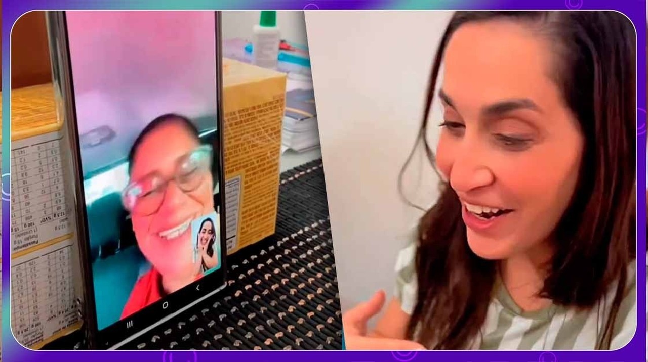 Daniele Hypolito faz videochamada com Delma, e ex-sisters combinam encontro: 'Só os Anos 50'