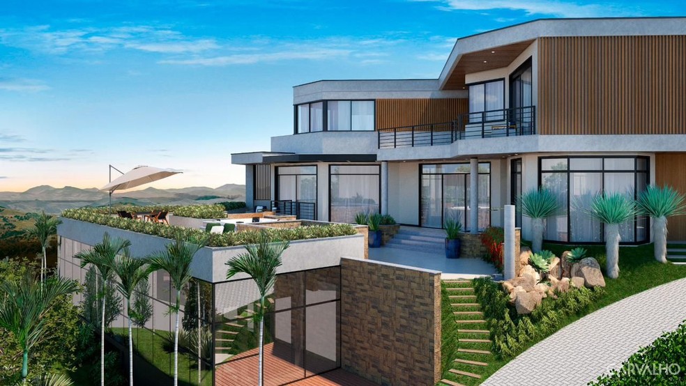 Projeto da casa de Daniel Saullo e Mariana Felício, em Passa Quatro, MG — Foto: Arquivo pessoal