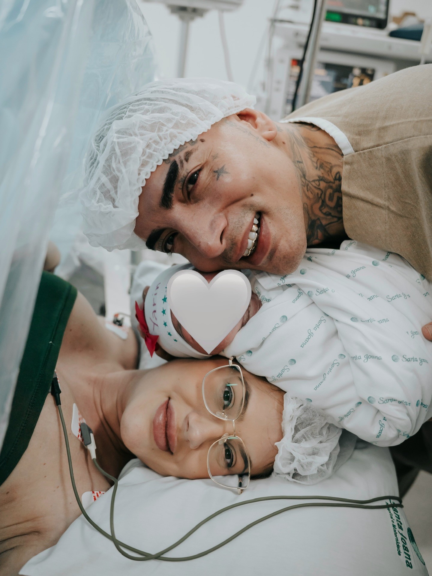 Nasce filha de MC Guimê e Fernanda Stroschein, a pequena Yarin