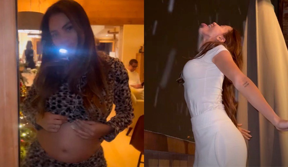 Lexa e Anitta se divertem em viagem na neve — Foto: Reprodução