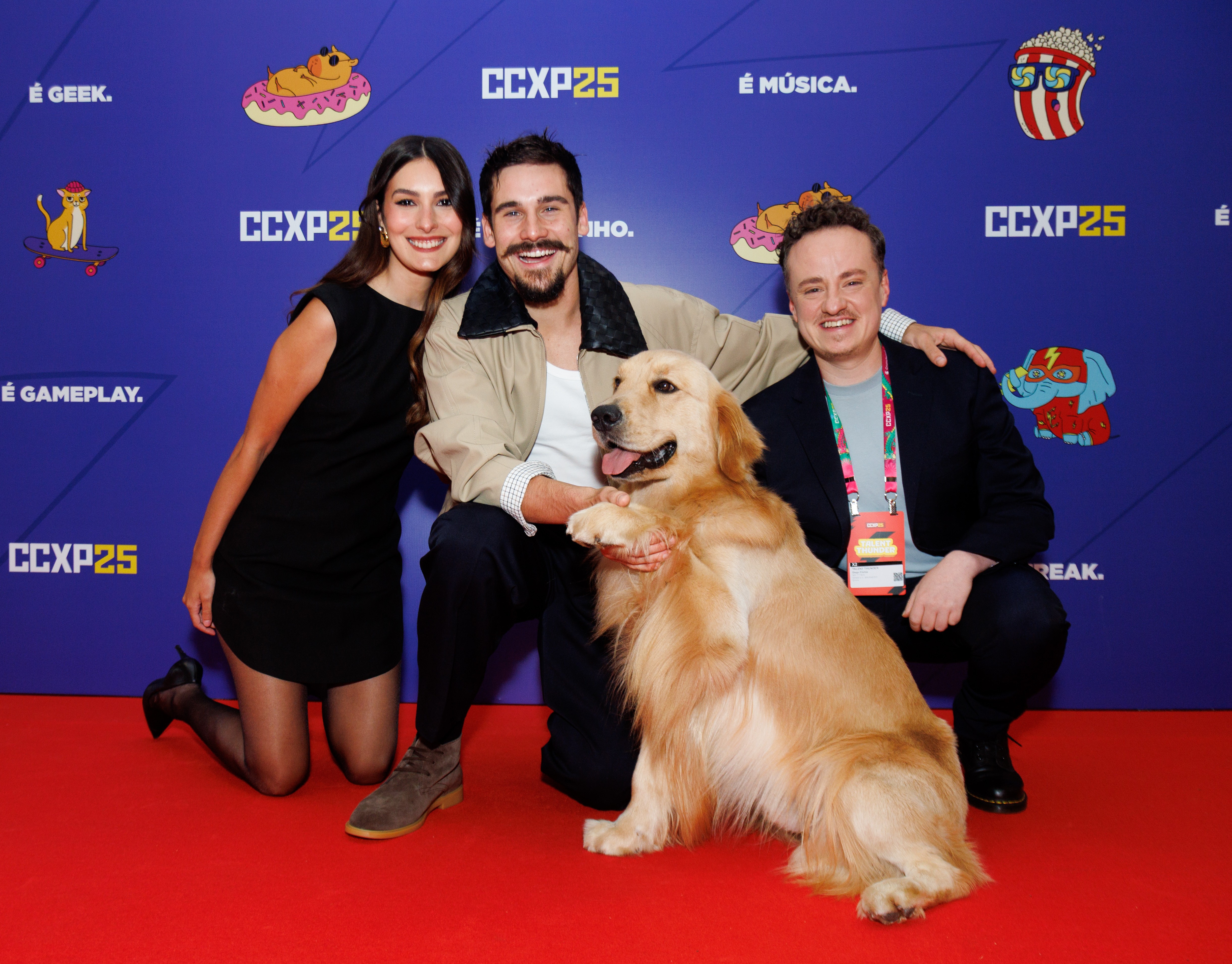 Elenco de 'Minha Vida com Shurastey' marca presença na CCXP25