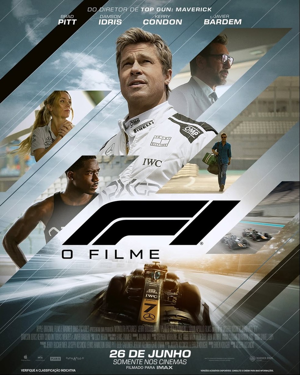 Filme 'F1' — Foto: Reprodução/Instagram