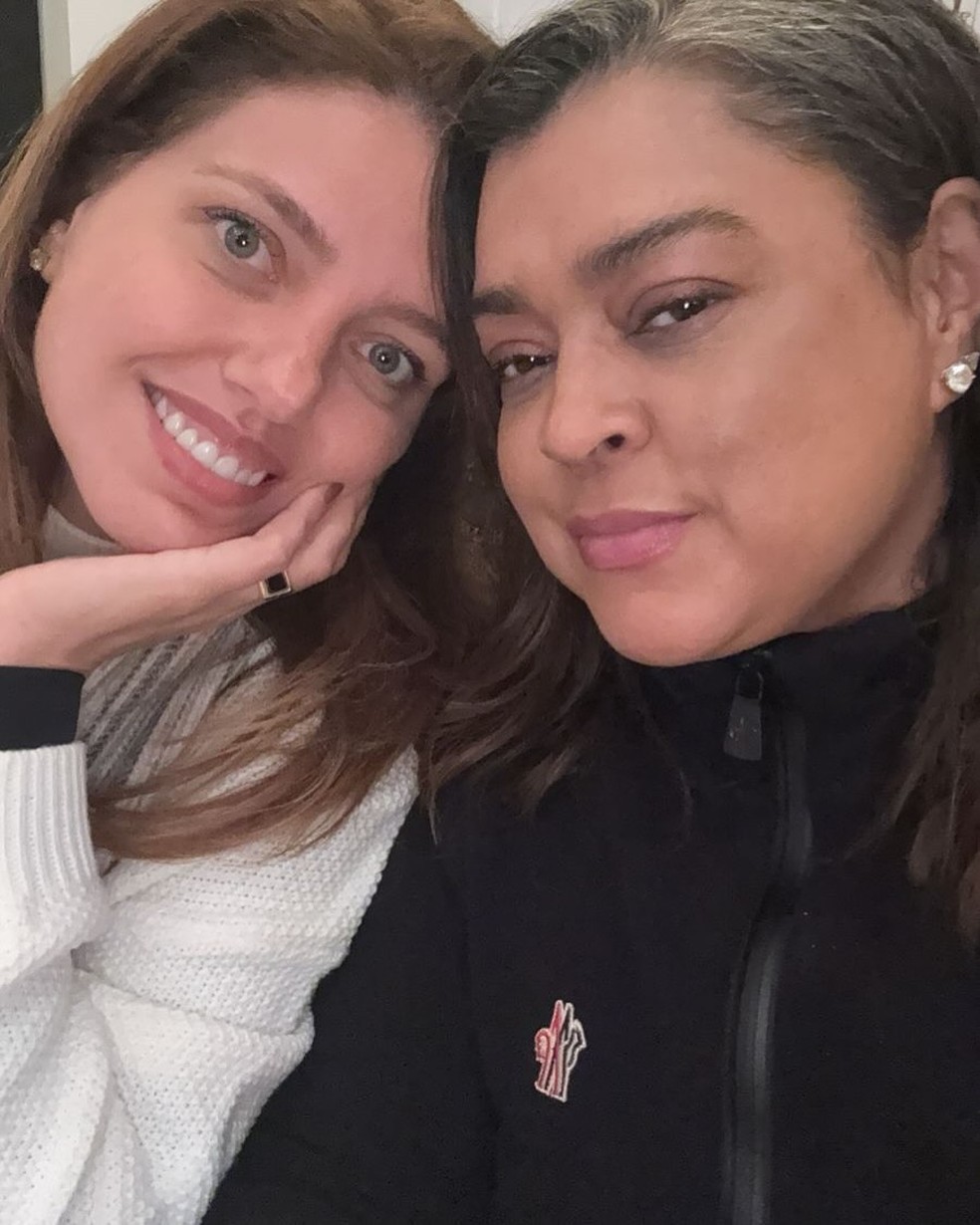 Preta Gil e a amiga Malu Barbosa — Foto: Reprodução / Instagram