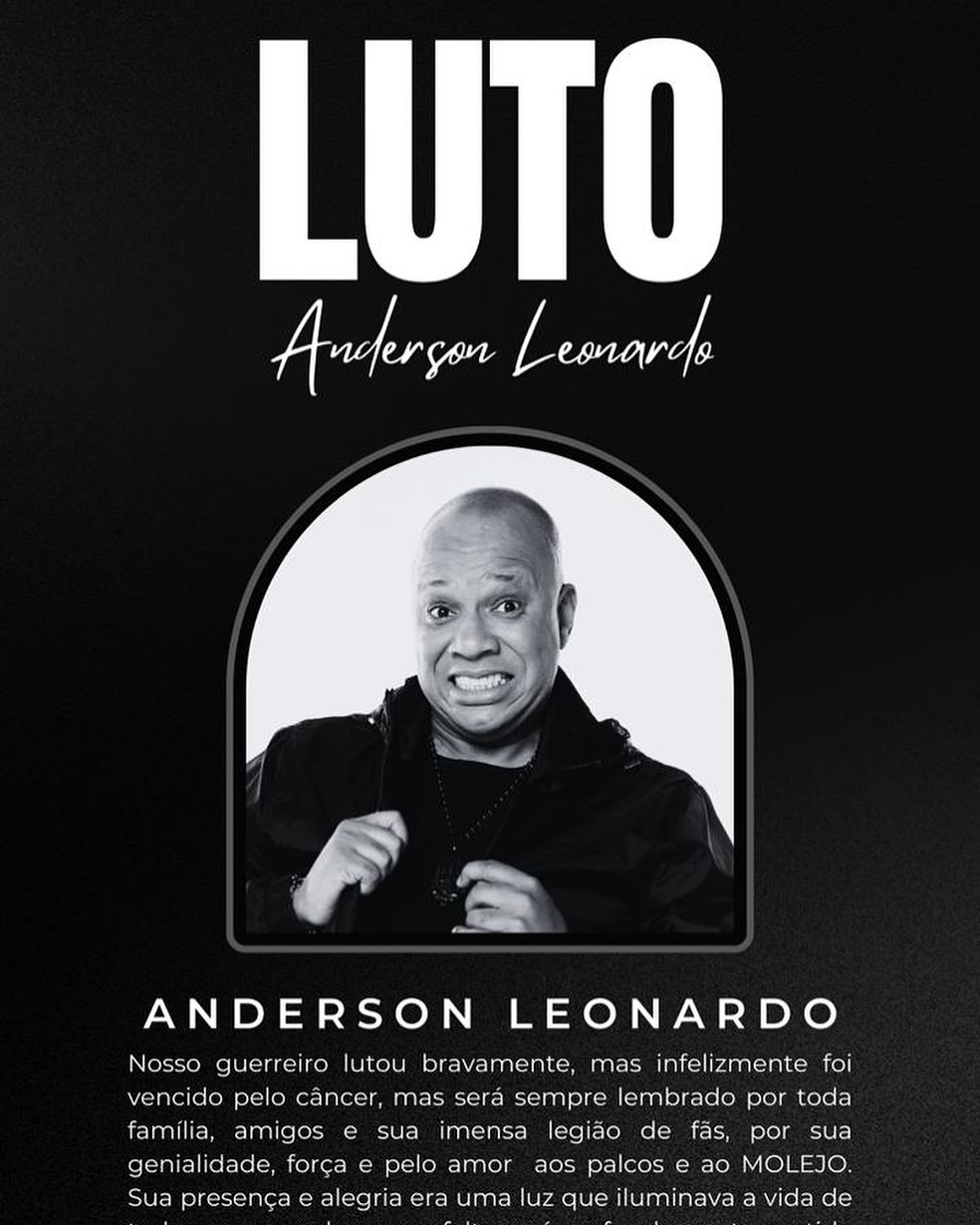 Morre o cantor Anderson Leonardo, do grupo Molejo | TV & Famosos | gshow