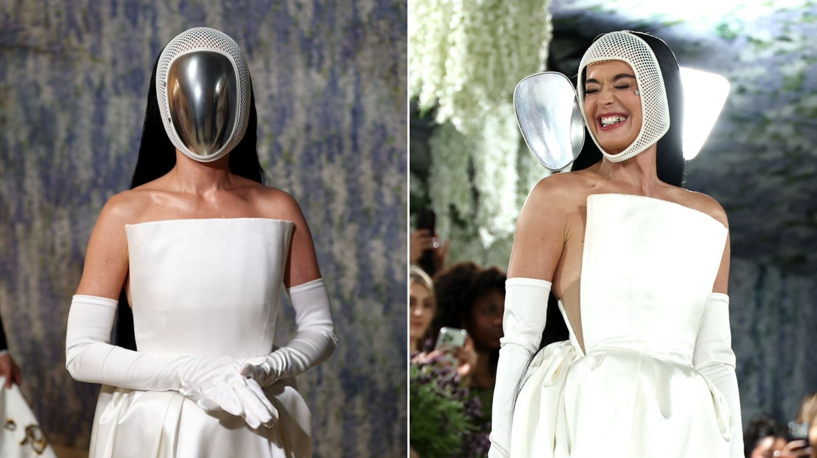 MET Gala 2026: Katy Perry chega disfarçada com máscara