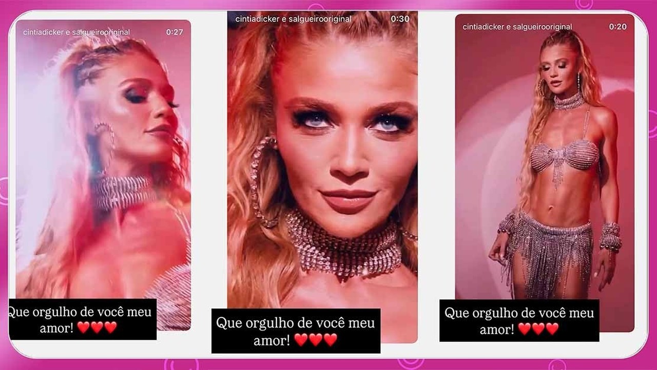 Pedro Scooby se derrete por Cintia Dicker como nova musa do Salgueiro