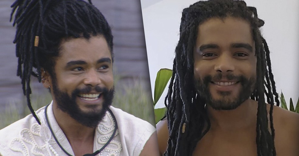 Antes e depois de Diogo Almeida, do BBB 25 — Foto: Globo / Reprodução / Instagram