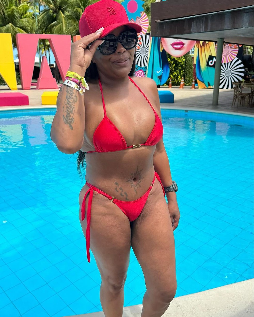 Famosos se esbaldam na segunda pool party da Farofa da Gkay 2023 — Foto: Reprodução/Instagram