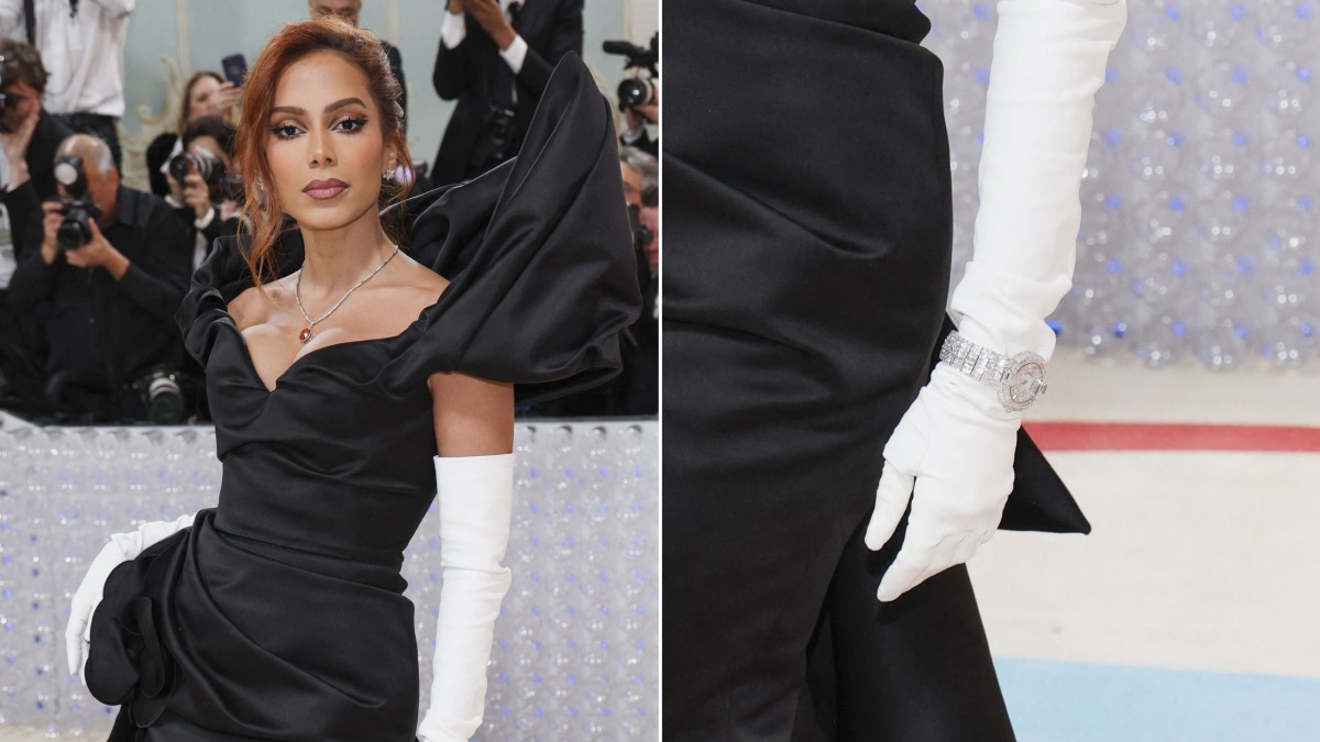 Anitta usa relógio avaliado em mais de R 7 milhões no Met Gala 2023