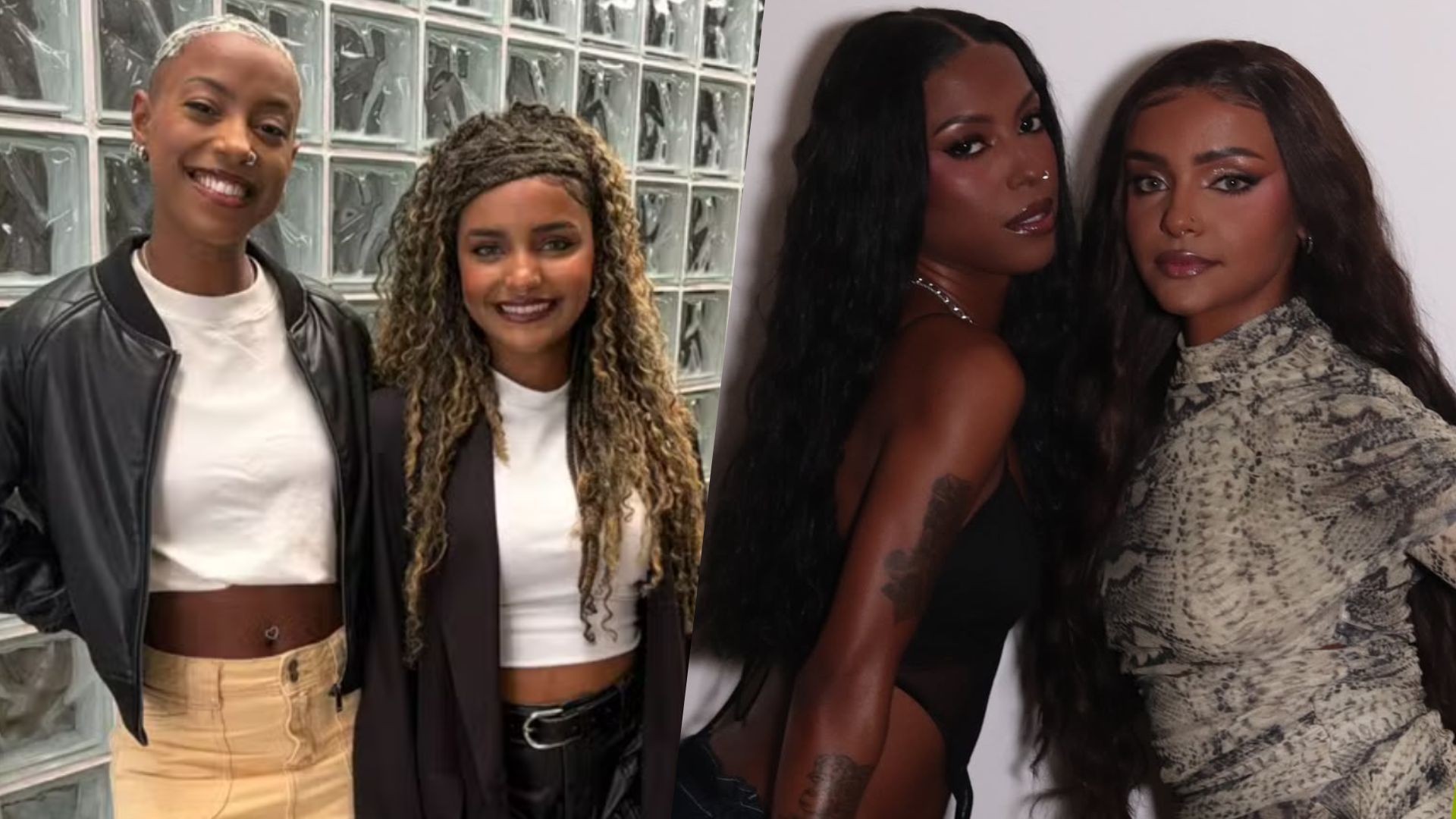 Novo visual! Bea e Camille Vitoria, ex-Estrelas da Casa, apostam em laces para festa de Ludmilla